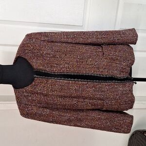 LAFAYETTE 148 New York tweed blazer Women 14 Open Front
